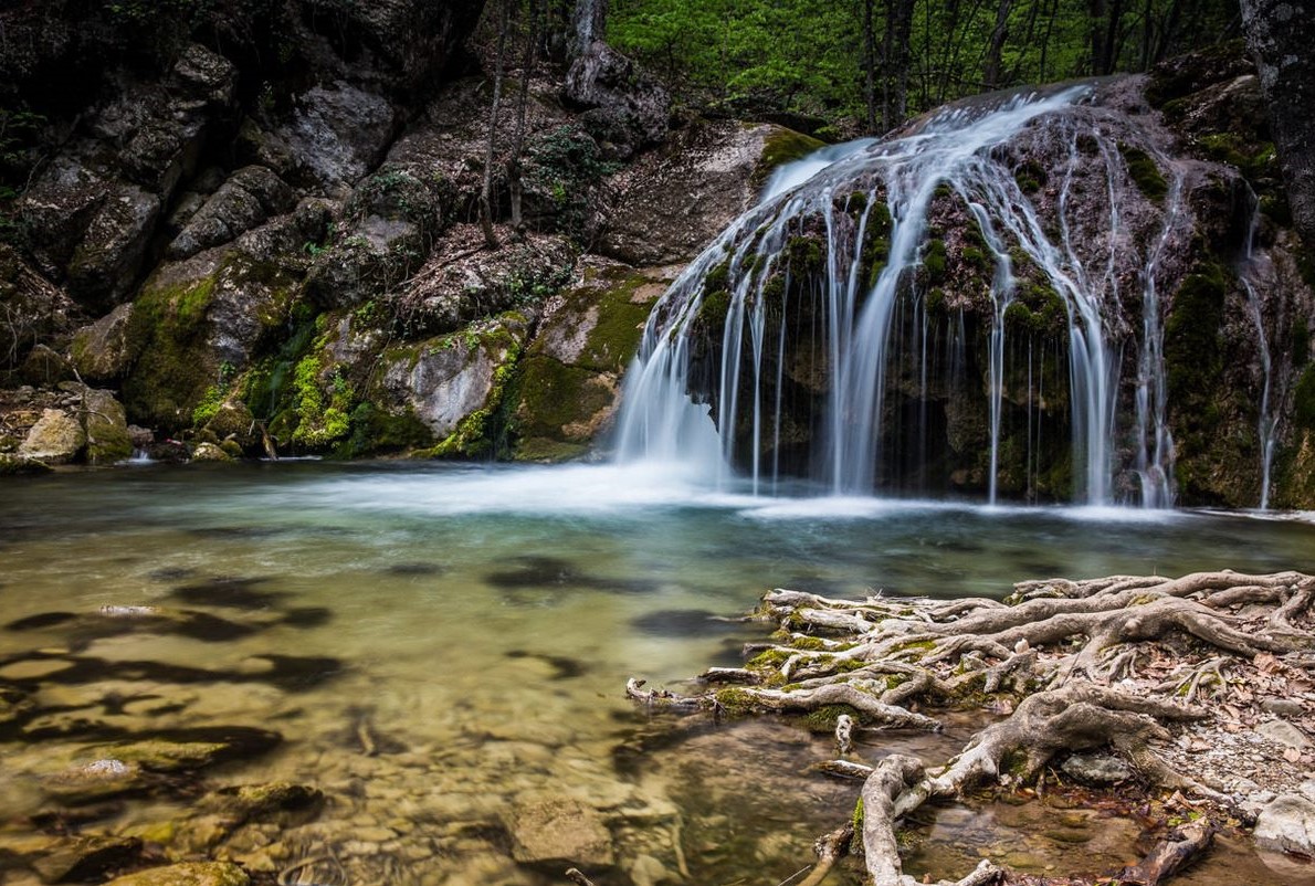 Посещение крымского водопада Джур-Джур